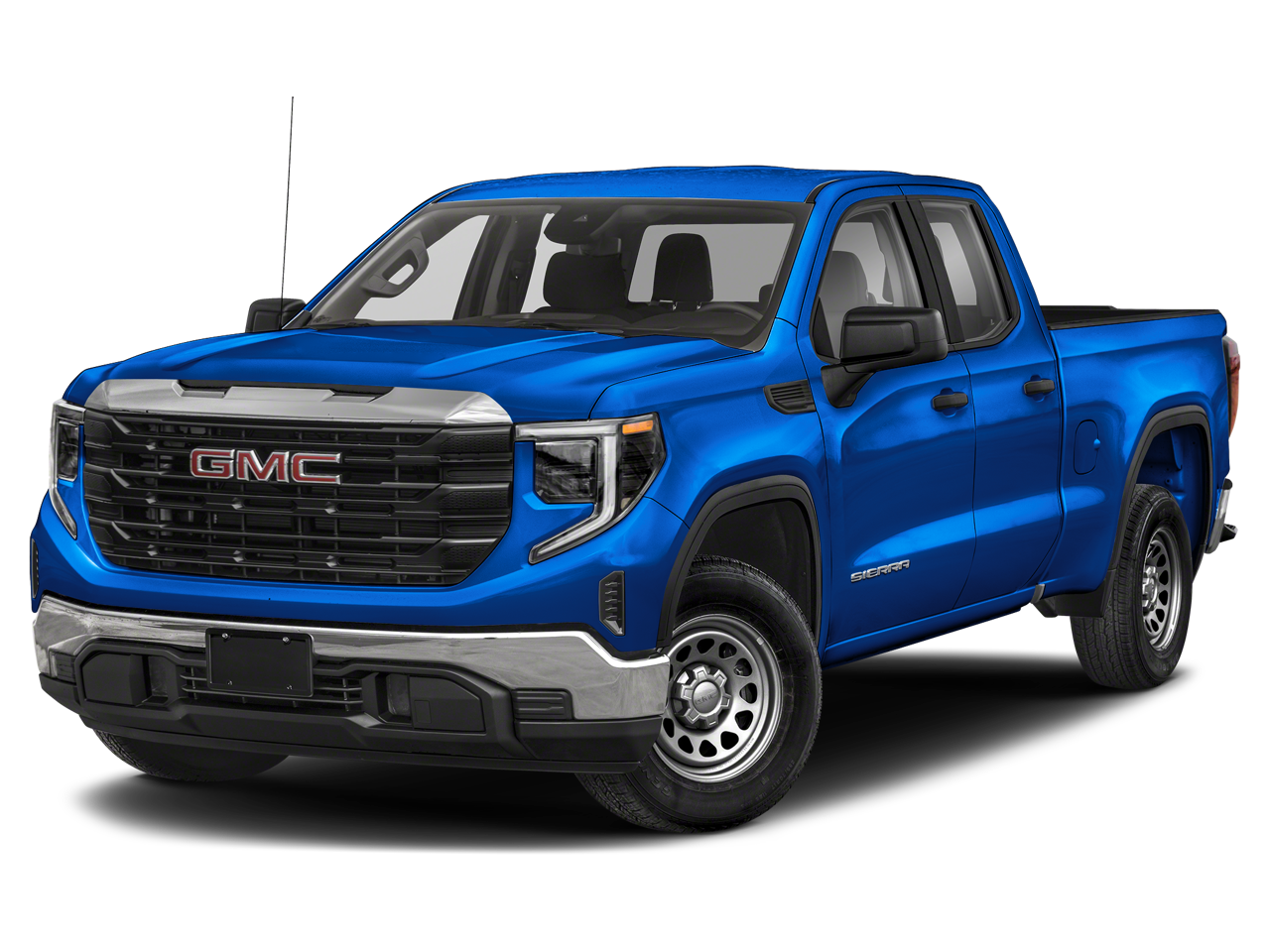 2023 GMC Sierra 1500 Elevation in Onyx Black — front three-quarter view