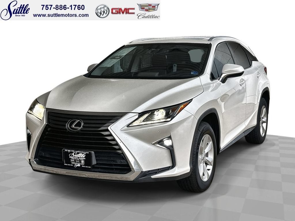2016 Lexus RX 350 in White — front three-quarter view