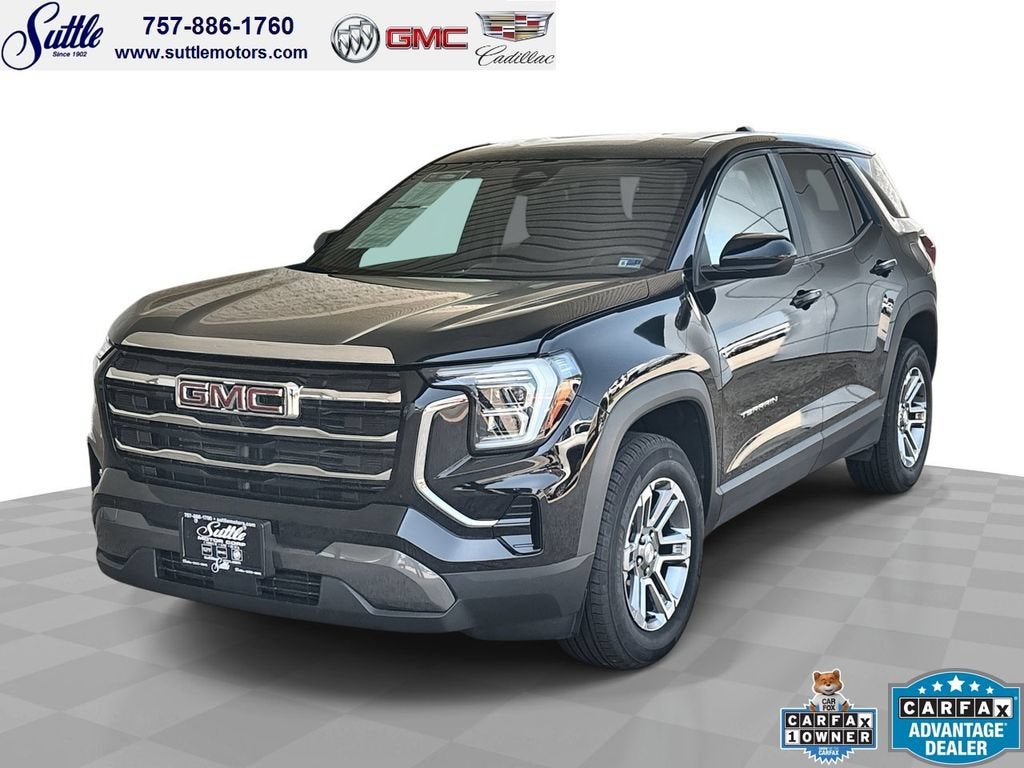 2025 GMC Terrain Elevation in Ebony Twilight Metallic — front three-quarter view