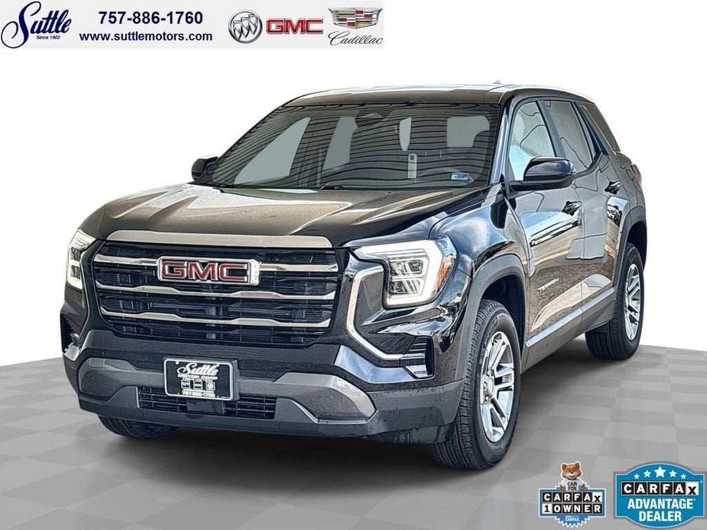 2025 GMC Terrain Elevation in Ebony Twilight Metallic — front three-quarter view